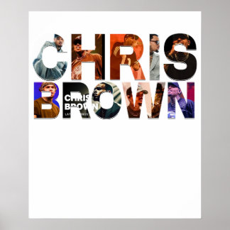 Chris Brown tex Poster