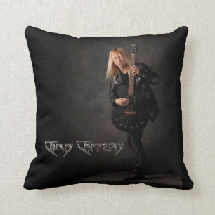 Chris Caffery mit Babicz Guitar Throw Kissen