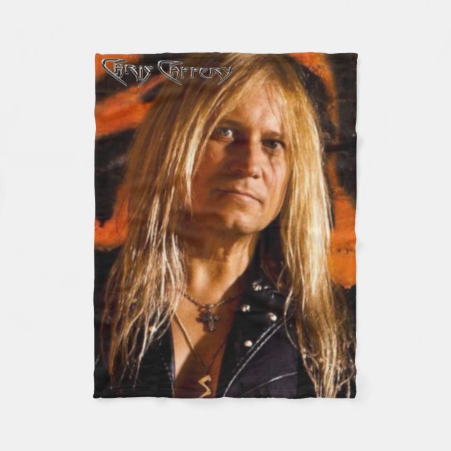 Chris Caffery Portrait Color Fleece Blanke (Vorderseite)