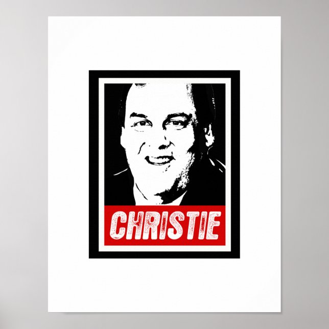 CHRIS CHRISTIE 2012 POSTER (Vorne)