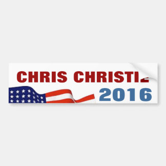 Chris Christie 2016 Autoaufkleber
