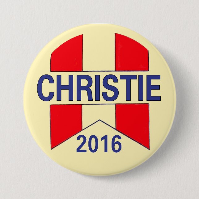 Chris Christie 2016 Button (Vorderseite)