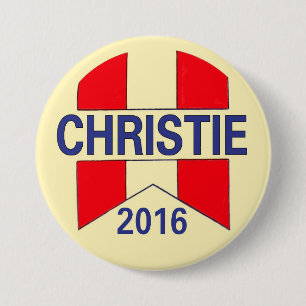 Chris Christie 2016 Button