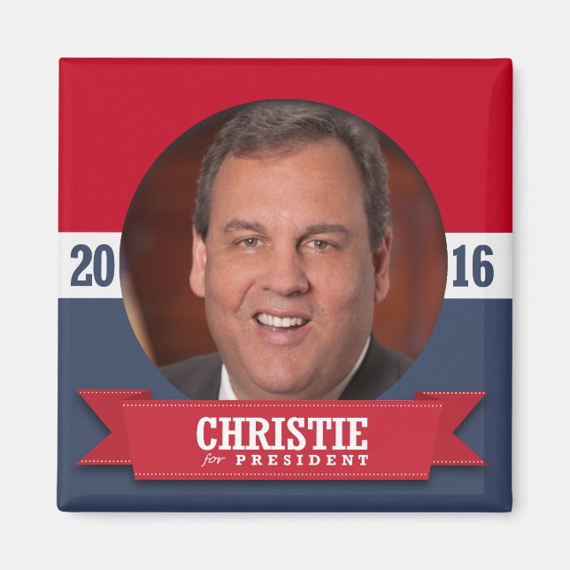 CHRIS CHRISTIE 2016 MAGNET (Vorne)