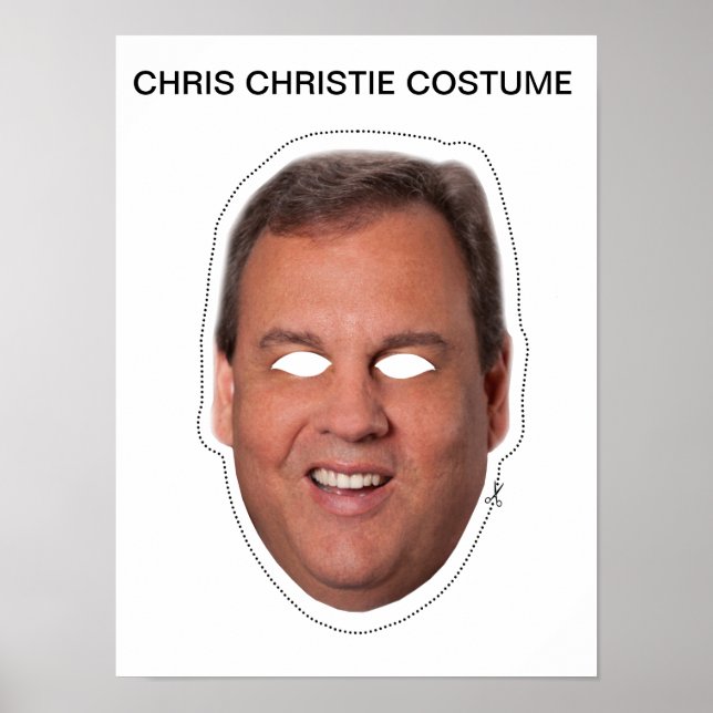 Chris Christie Costume Poster (Vorne)