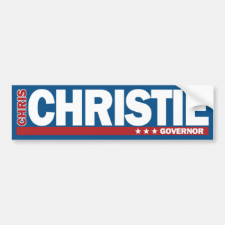 Chris Christie für Gouverneur-Autoaufkleber 2013 Autoaufkleber