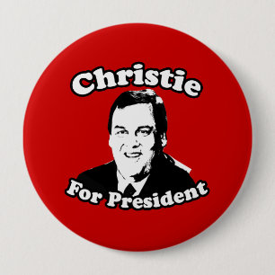 CHRIS CHRISTIE FÜR PRÄSIDENTEN BUTTON