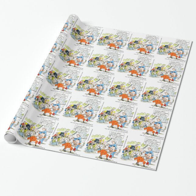 Chris Christie like a Fox Funny Geschenkpapier (Ungerollt)