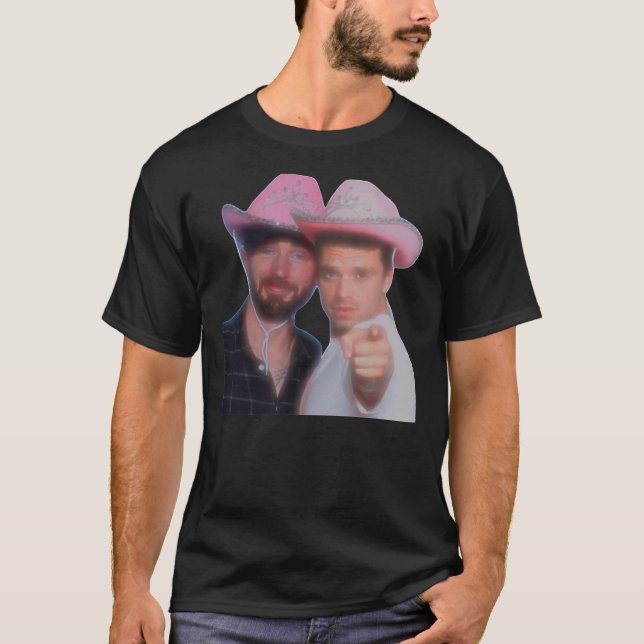 Chris Evans &amp ; T-shirt classique Sebastian Sta (Devant)