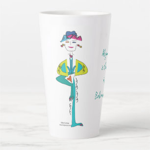 'Chris' - L'alignement est la clé Yoga Latte Mug