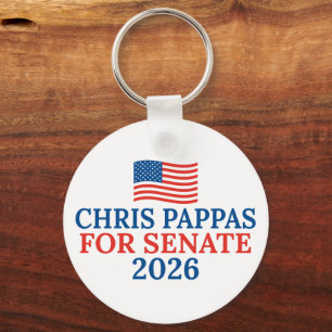 Chris Pappas für den Senat 2026 Wahl Schlüsselanhänger