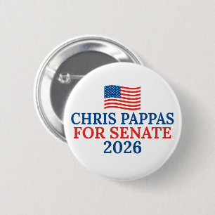 Chris Pappas für den Senat Wahl 2026 Button