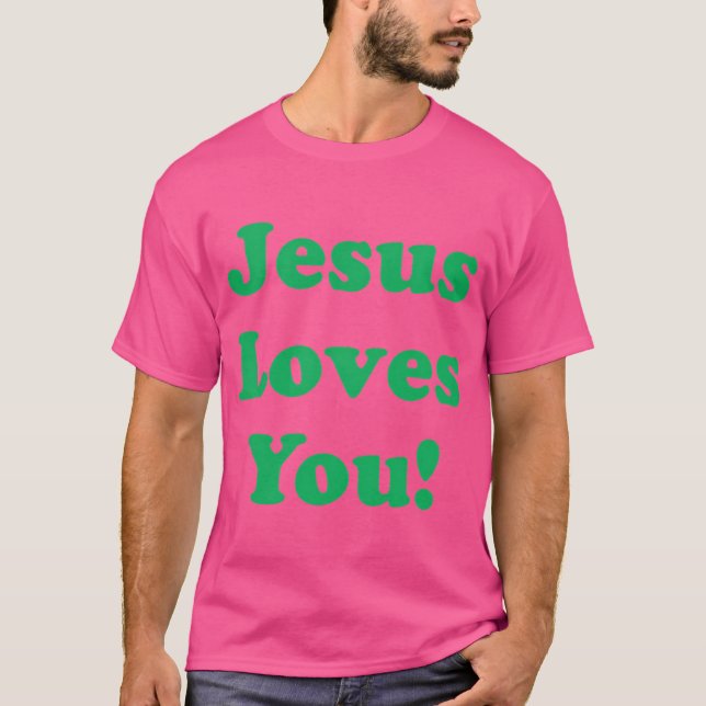 Chris Pratt Jesus Lieben Sie T-Shirt (Vorderseite)