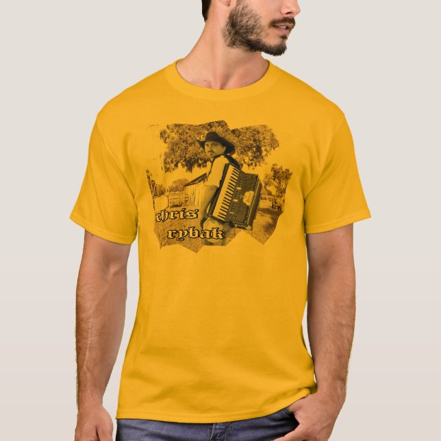 Chris Rybak - Kloesel Logo - Sephia T-Shirt (Vorderseite)