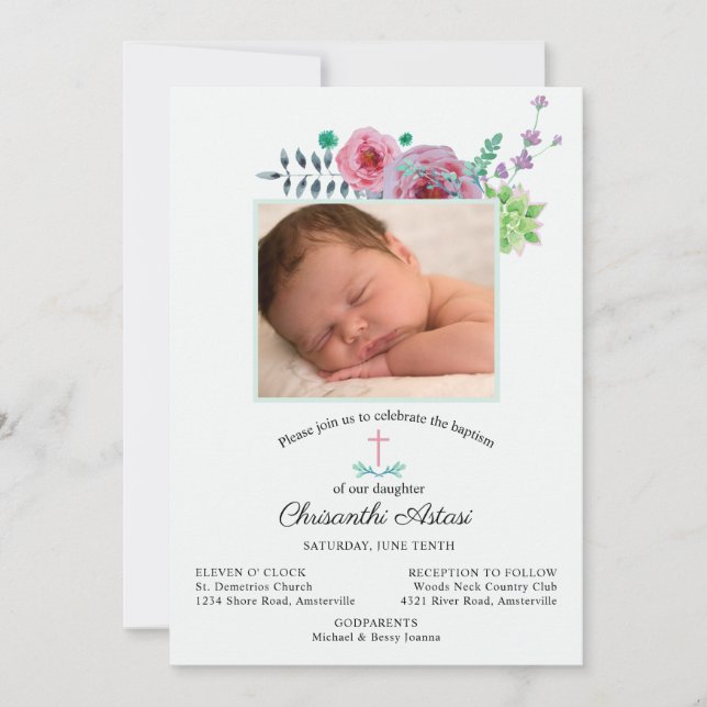 Chrisanthi Invitation (Devant)