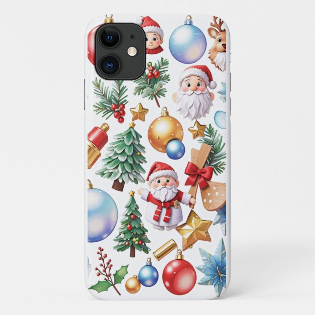 ChrisChristmas Reindeer Happy Christmas Happy Neu Case-Mate iPhone Hülle (Rückseite)