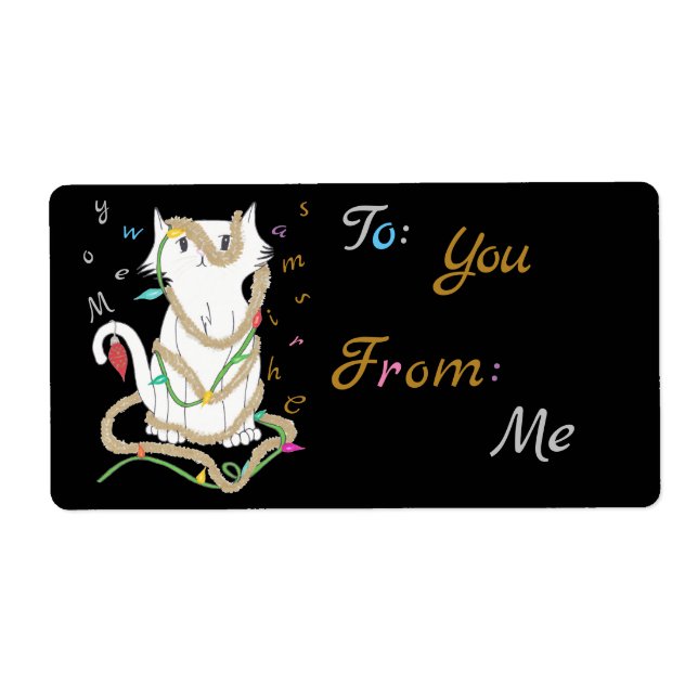 Chrismas Mess Gift Tag (Vorne)