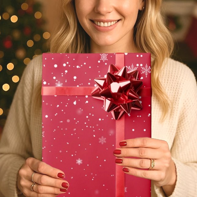Chrismas Schneeflocken WRAPPING PAPIER Geschenkpapier (Von Creator hochgeladen)
