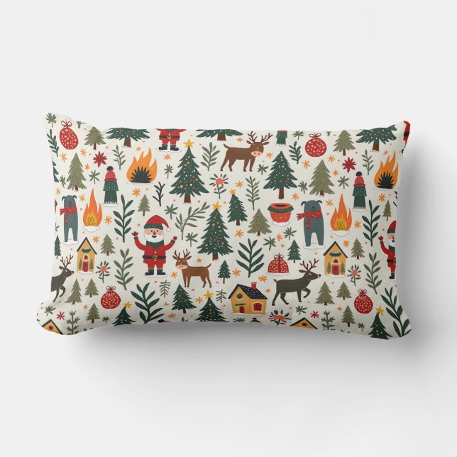 Chrismas Throw Kissen (Vorderseite)
