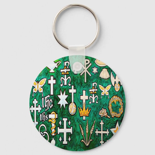 Chrismons Schlüsselanhänger (Vorderseite)