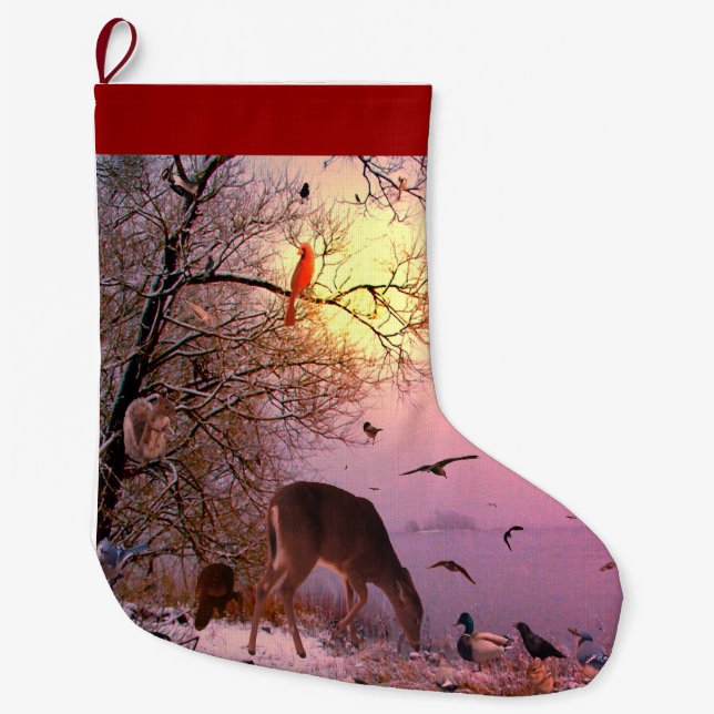 Chrismtas Gather LeeMarie's Creative Design Großer Weihnachtsstrumpf (Vorderseite)