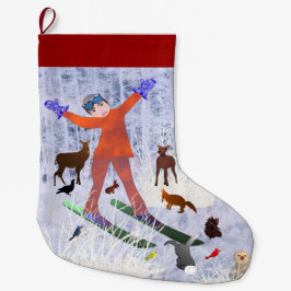 Chrismtas Joy LeeMarie's Creative Design Großer Weihnachtsstrumpf