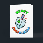 Chrismukkah Anagram Funny Grußkarte Feiertagskarte<br><div class="desc">Der Begriff "Chrismukka" begann 2003 in einer Fernsehsendung namens "The O.C.". Es kann interpretiert werden als (1) die Mischung von Weihnachten und Hanukkah während der Ferienzeit in den Zuhause, wo man jüdisch und einer von Christlich protestantischem Glauben ist. Es ist eine Möglichkeit, beide Seiten einer Zweireligionsfamilie zu feiern und Gefühle...</div>
