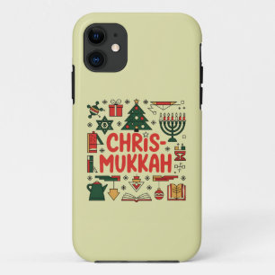 Chrismukkah Hanukkah Weihnachten Jüdisches Religiö Case-Mate iPhone Hülle