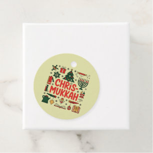 Chrismukkah Hanukkah Weihnachten Jüdisches Religiö Geschenkanhänger