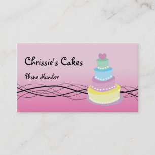 Chrissies Kuchen-Visitenkarte Visitenkarte
