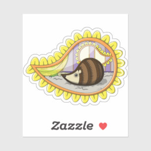 Chrissy the Igel Contour Sticker