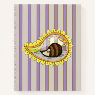 Chrissy the Igel Duck Spiral Notebook Notizbuch
