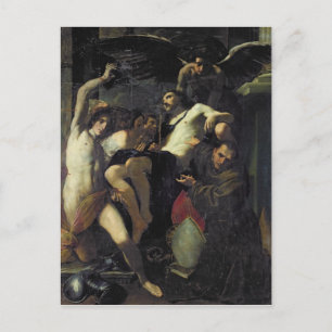 Christ Adorred by Angels, St. Sebastian Postkarte