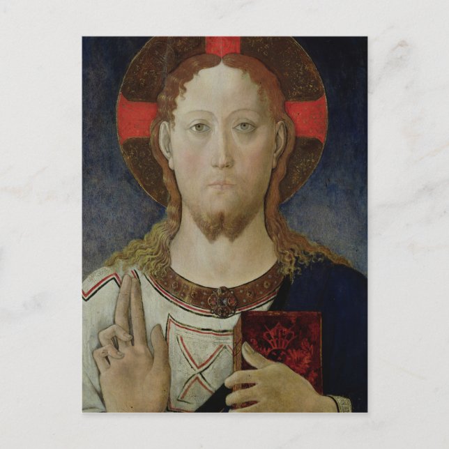 Christ Blessing Postkarte (Vorderseite)