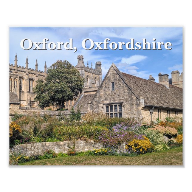Christ Church Memorial Garden, Oxford Fotodruck (Vorne)