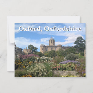Christ Church Memorial Garden, Oxford Postkarte