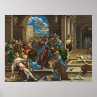 Christ Cleansing - El Greco, griechisches Kunstged