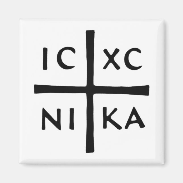 Christ conquiert IC XC NI KA Magnet (Devant)