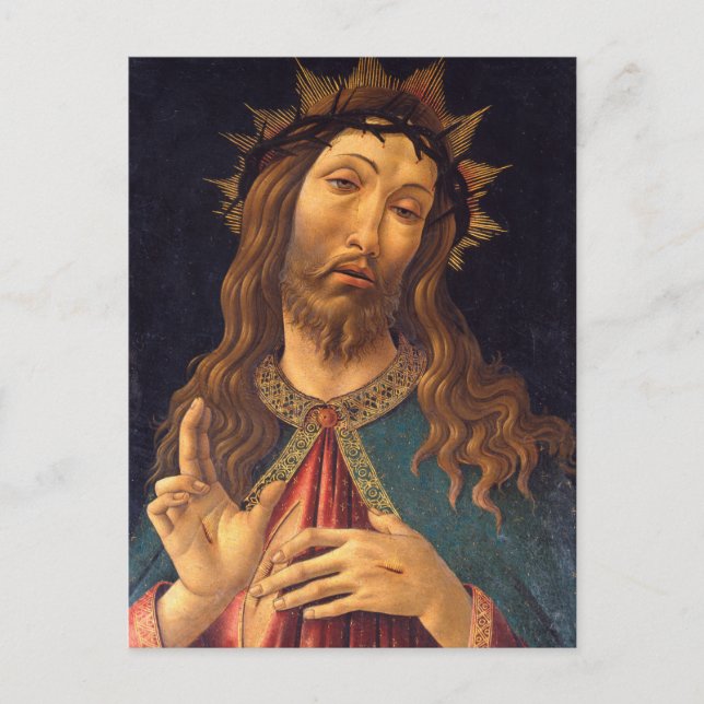 Christ Crowned with Thorns by Sandro Botticelli Postkarte (Vorderseite)