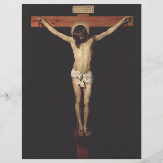 Christ Cruciated by Diego Velazquez Flyer (Vorne)