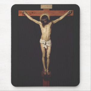 Christ Cruciated by Diego Velazquez Mousepad