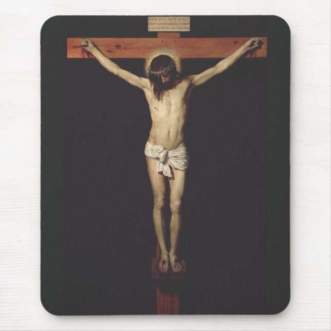 Christ Cruciated by Diego Velazquez Mousepad (Vorne)