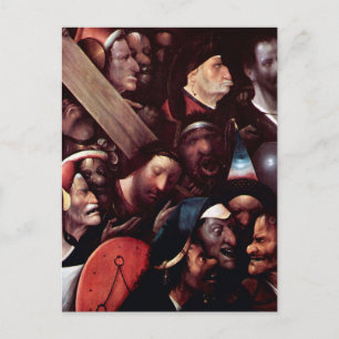 Christ, der das Kreuz trägt Postkarte