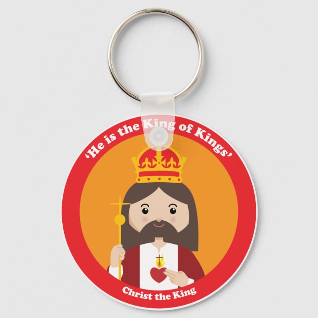 Christ der König Schlüsselanhänger (Vorderseite)