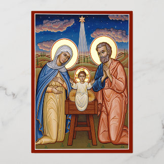Christ der Neudämmerung Folieneinladung