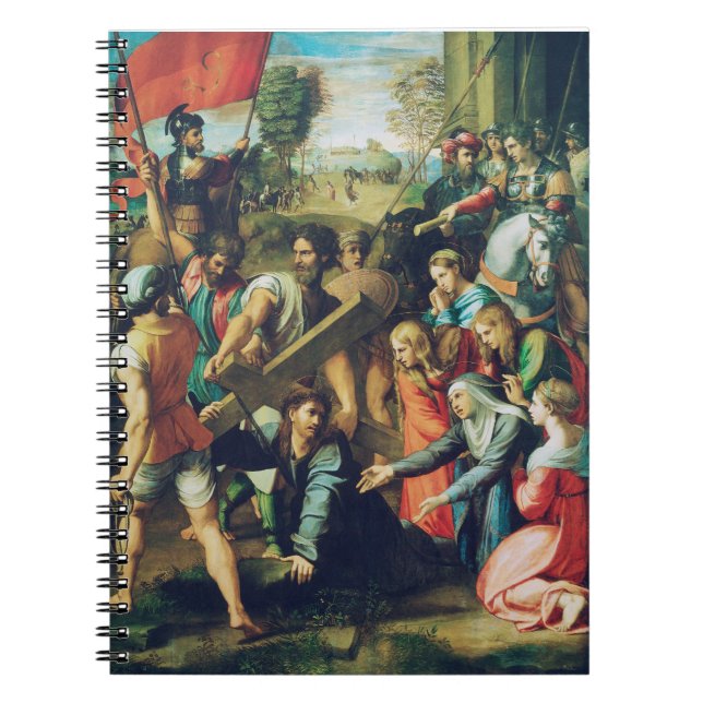 Christ Falling on the way to Calvary Notizblock (Vorderseite)