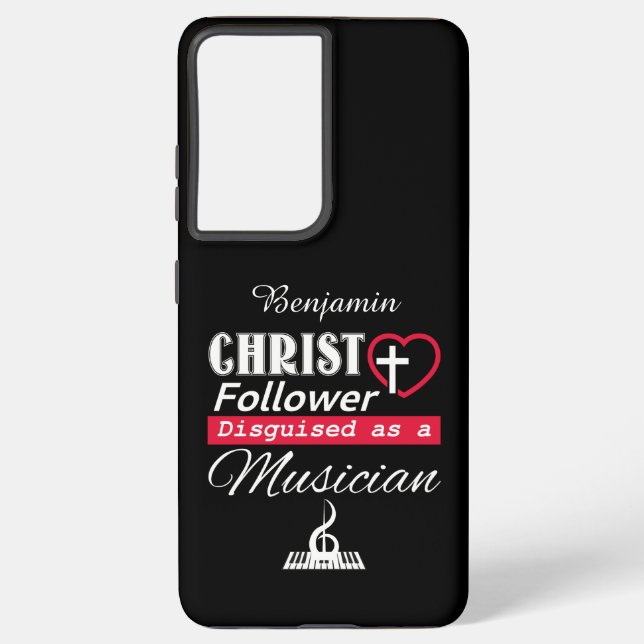 Christ Follower als Christlicher Musiker verkleide Samsung Galaxy Hülle (Rückseite)