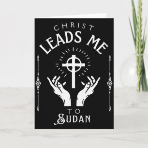 Christ führt mich nach Sudan Karte