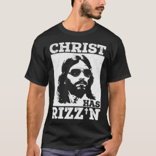 Christ hat Rizz n Risen Cool Jesus Charisma Spiel T-Shirt