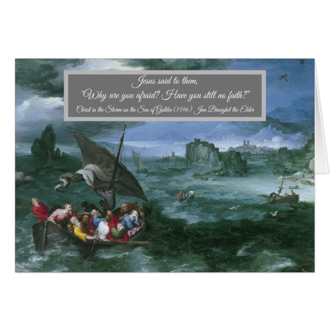 Christ im Sturm (Vorderseite (Horizontal))